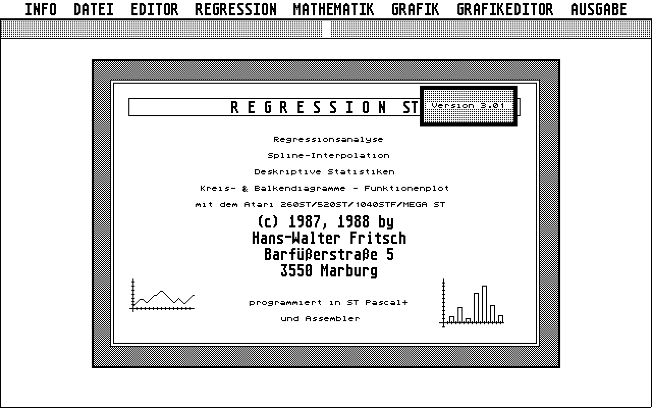Regression ST — screenshot 1